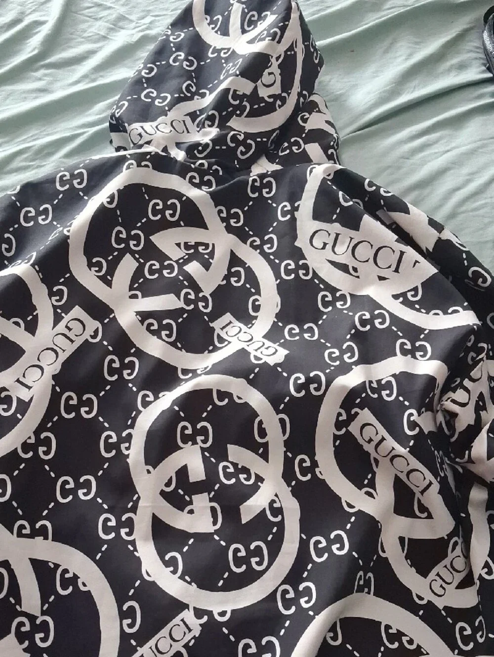 Gucci Black And White Windbreaker